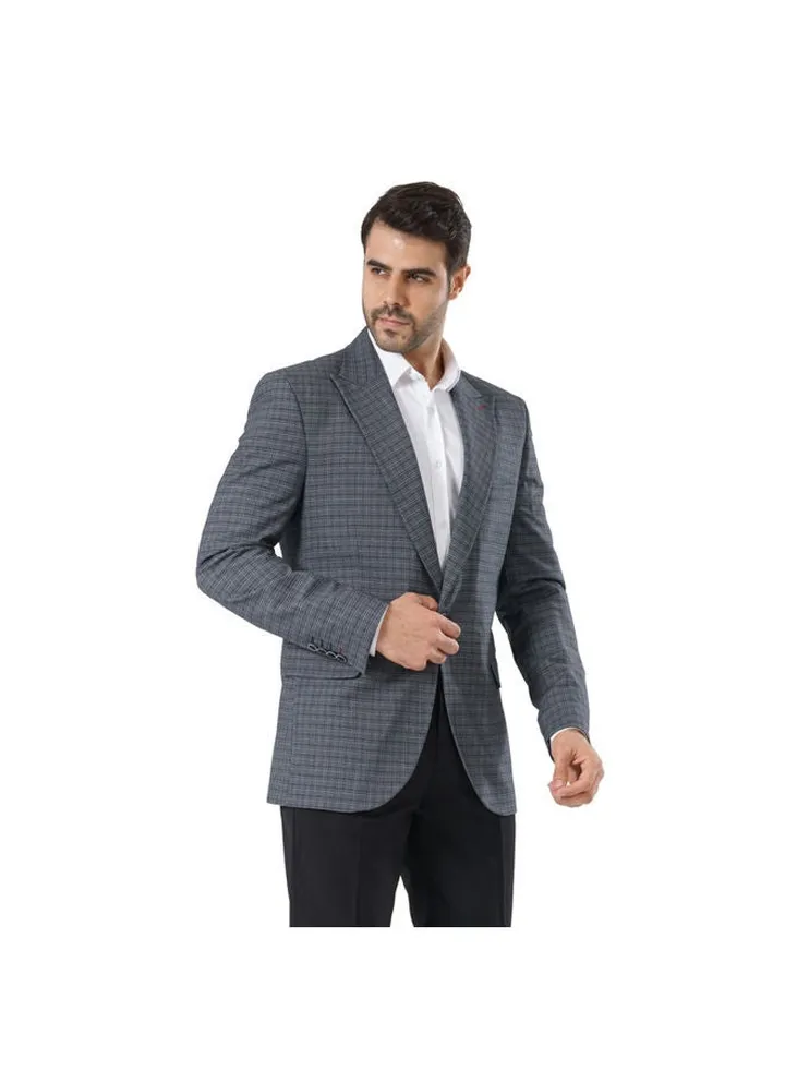Maroon classic men's blazer