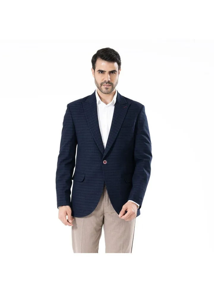 Men's classic blue black blazer