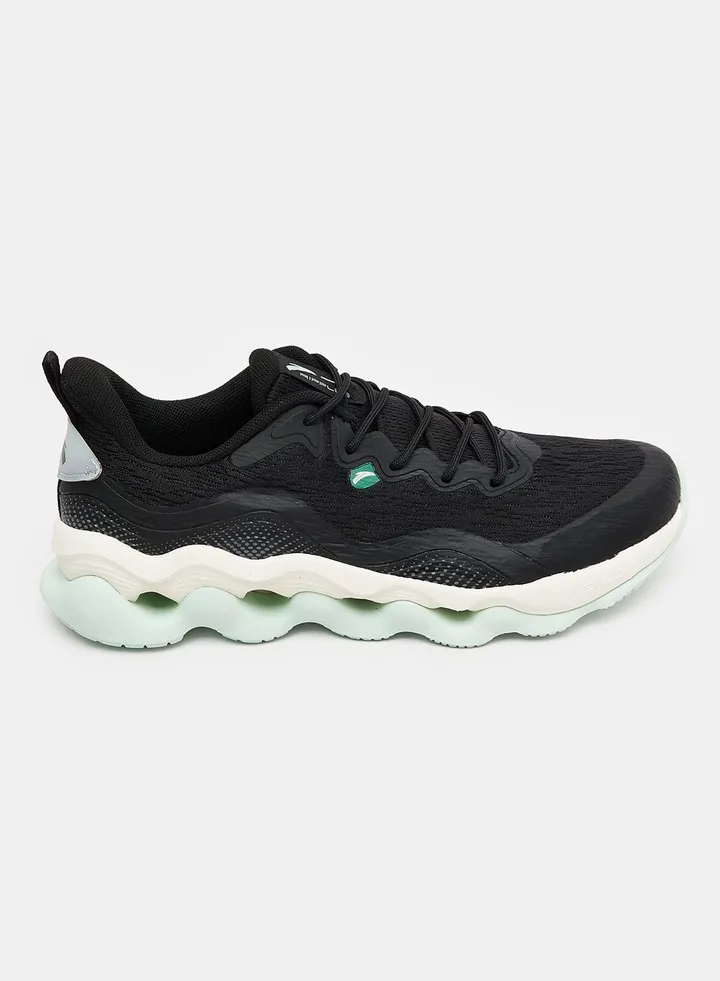 A-SILO RUNNING SHOES FOR WOMEN IN BLACK/GREY