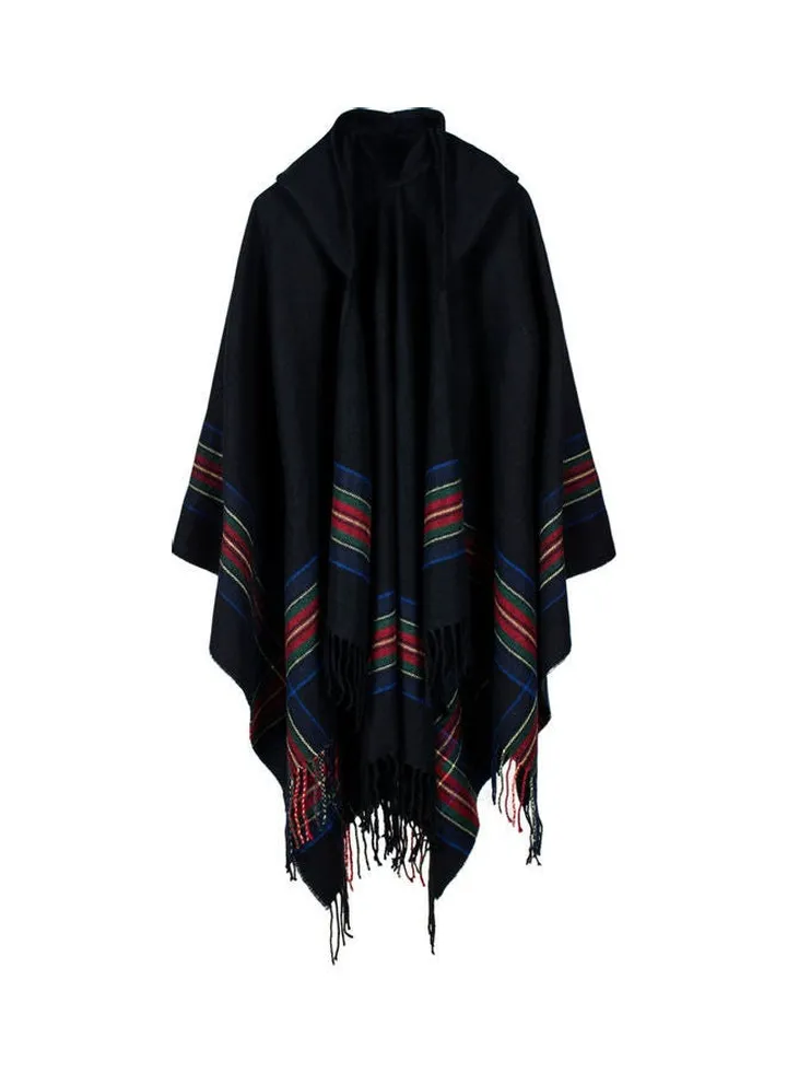 Womail Knitted Shawl Multicolour