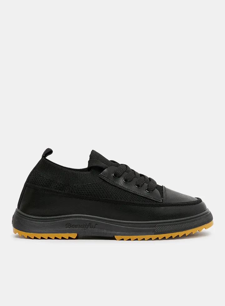 Contrast Sole Sneakers