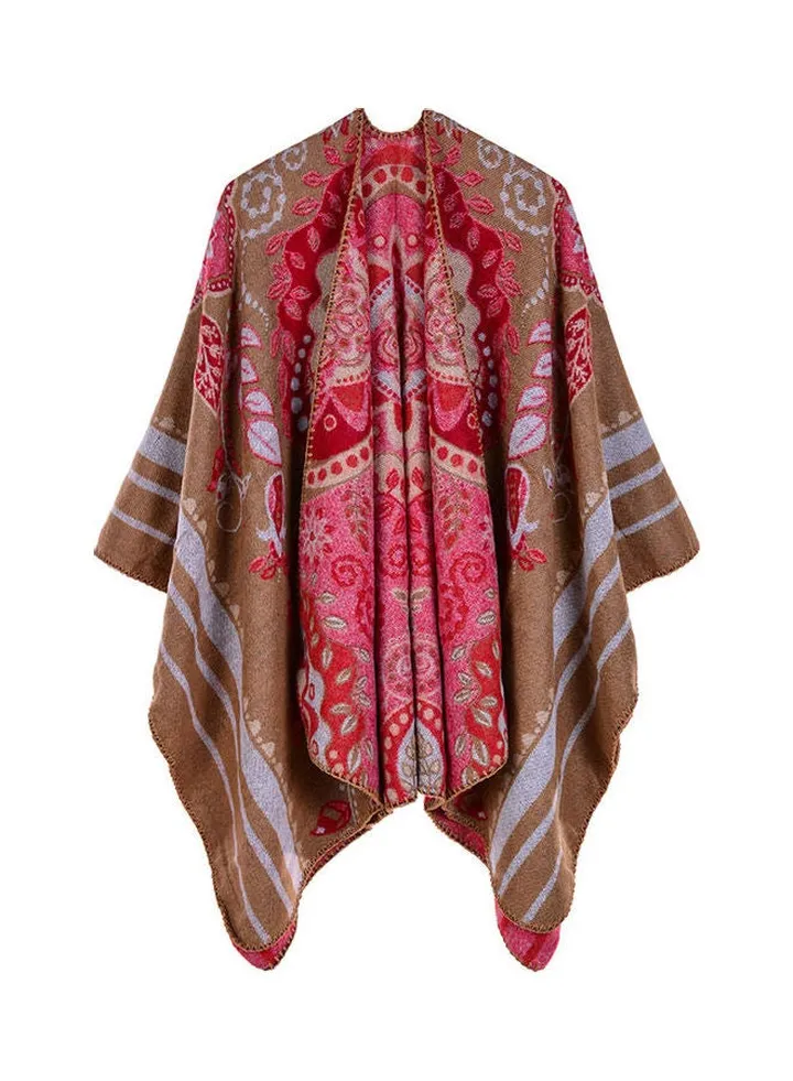 Fashion Women Faux Cashmere Shawl Multicolour