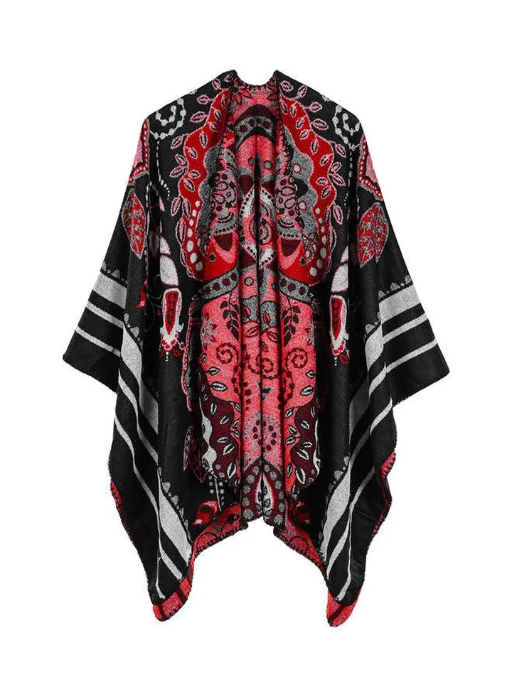 Fashion Women Faux Cashmere Sweater Shawl Multicolour