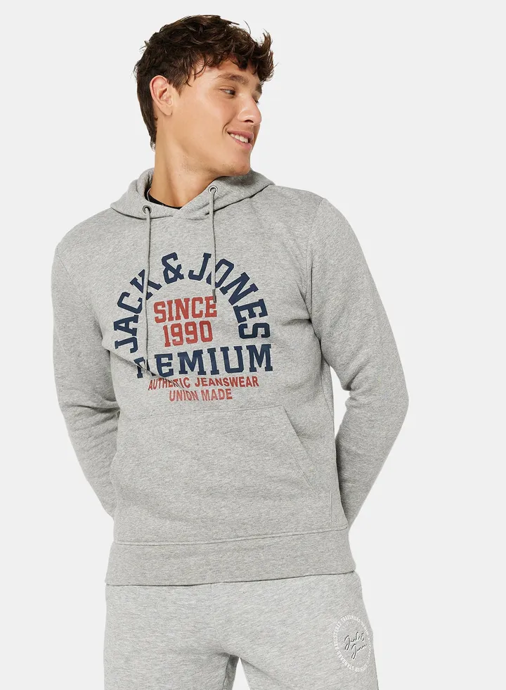 Slogan Print Hoodie