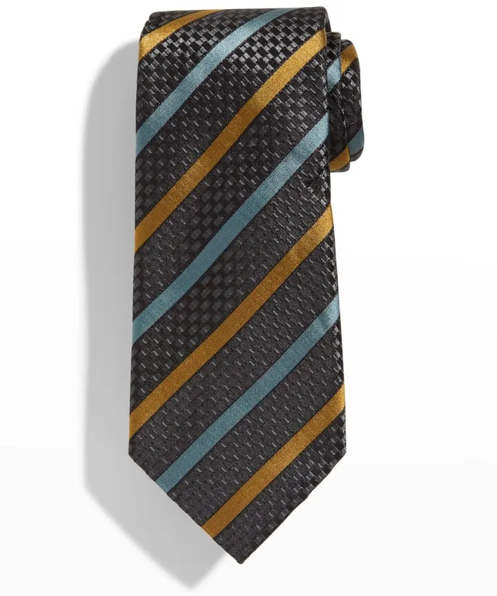 Men's Stripe Silk Tie