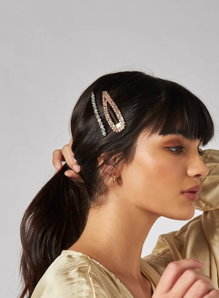 Embellished Hairclips (Pack of 4)