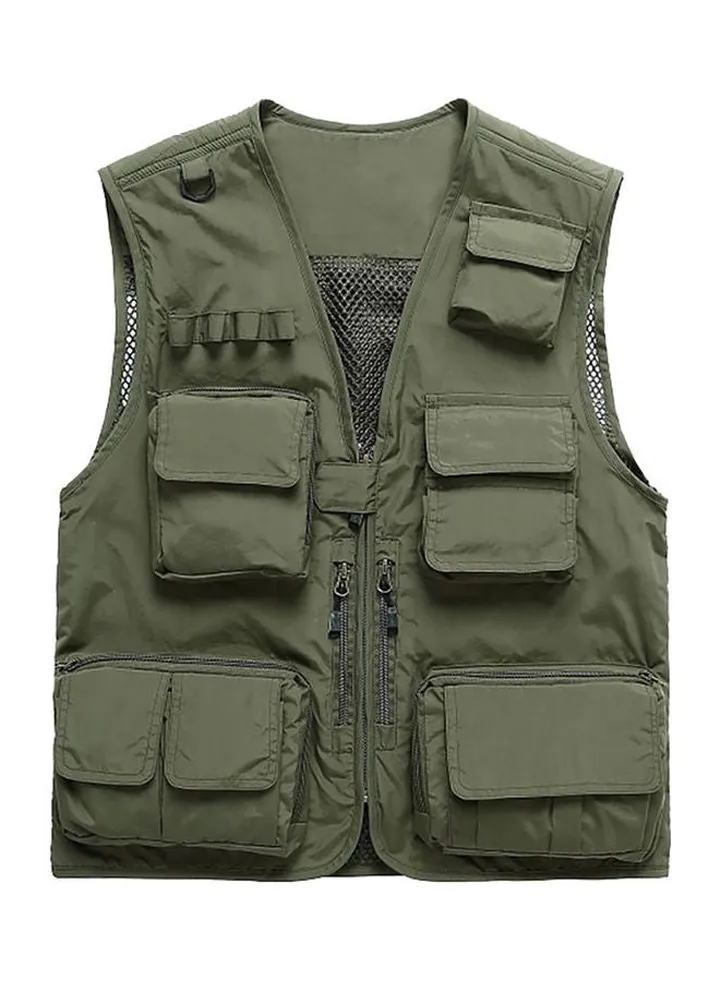 Fishing And Photography Vest Green