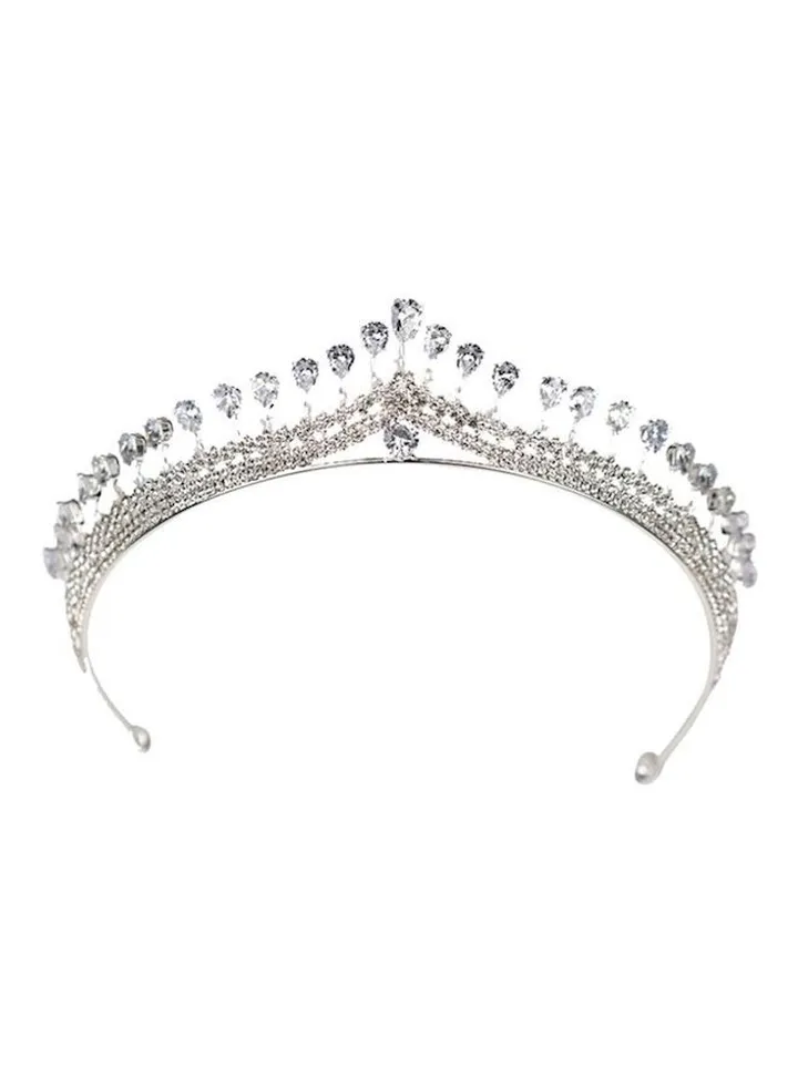 Zircon Studded Bridal Tiara