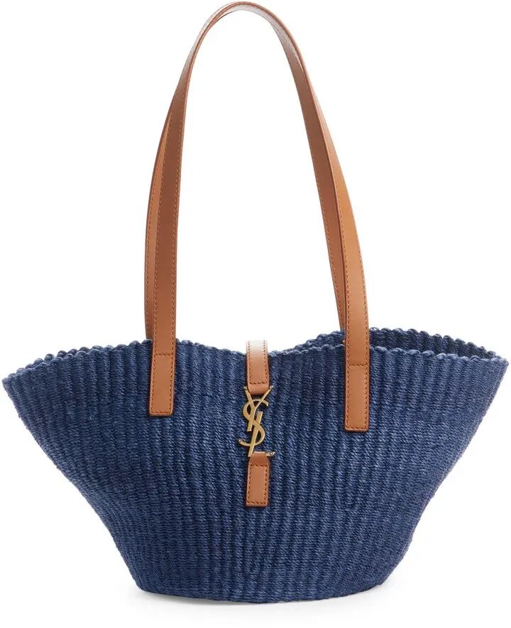 Medium Panier Raffia Tote