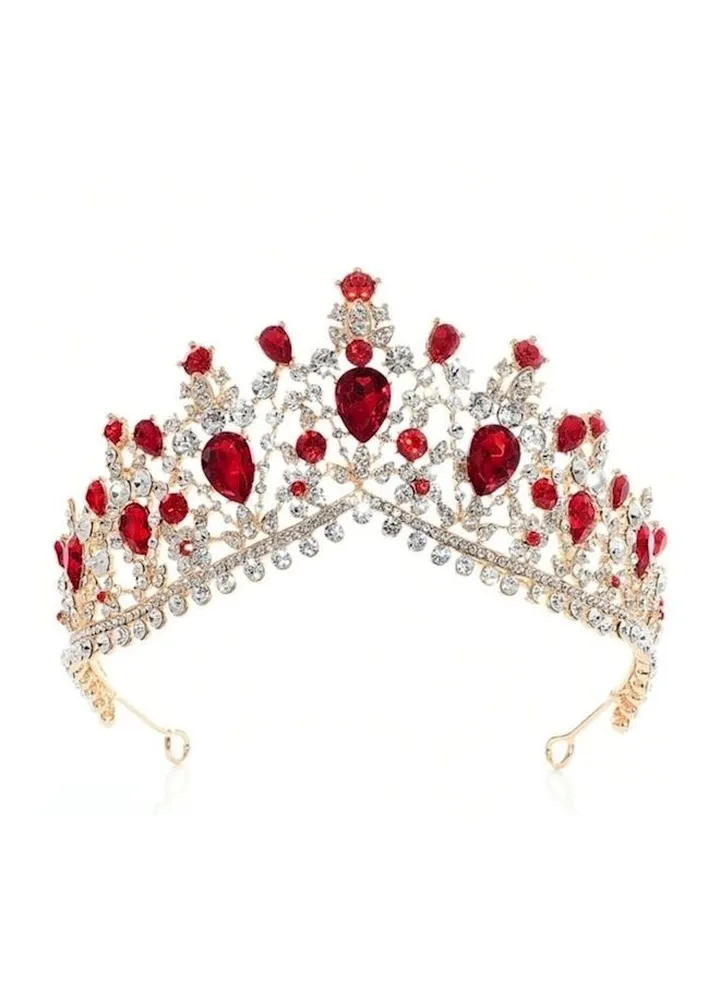 Rhinestone Studded Bridal Crown