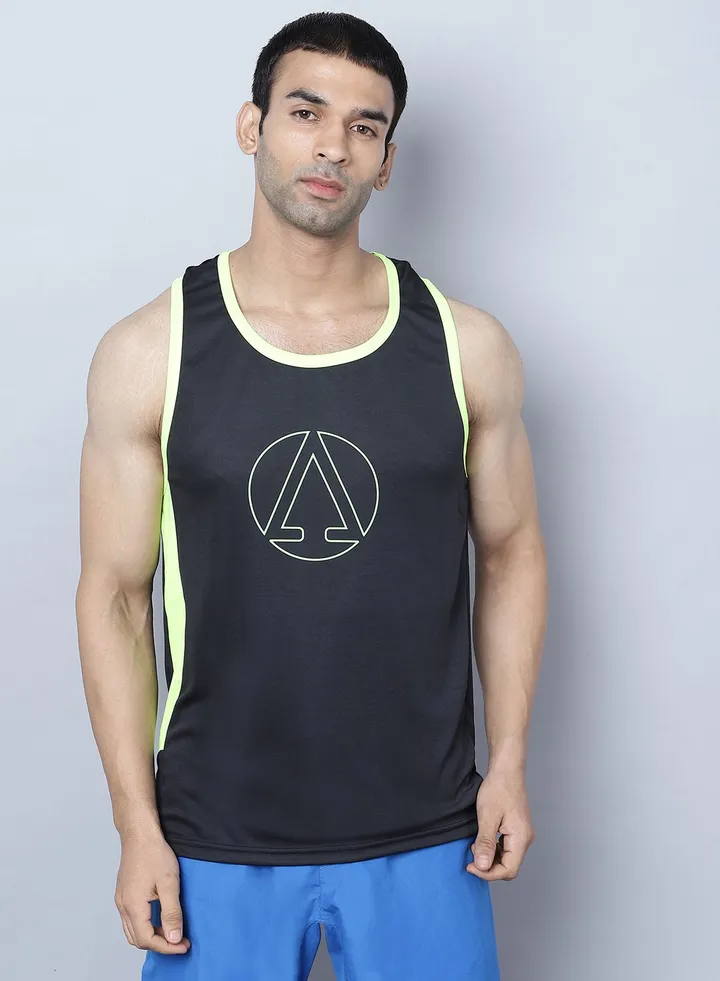 Sports Racerback Training Vest Black