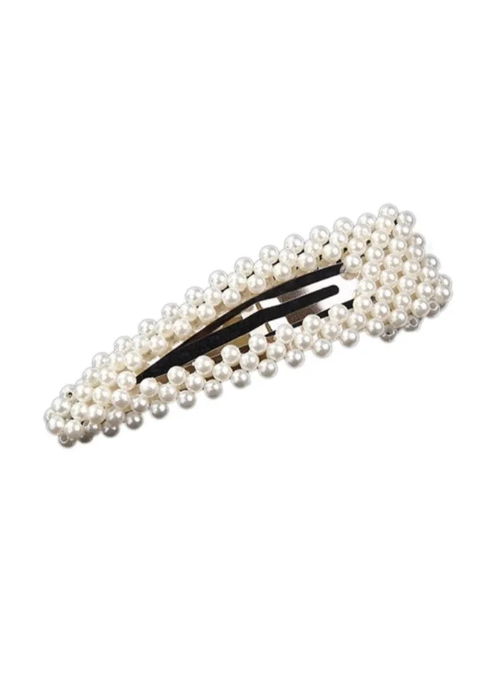 Imitation pearl design hair clip