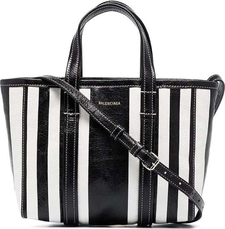 small Barbes East-West striped shopper tote