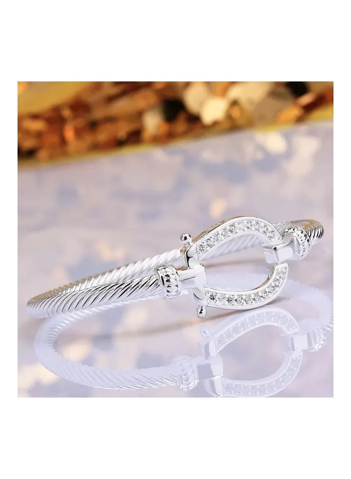 925 Sterling Silver Bangel Bracelet