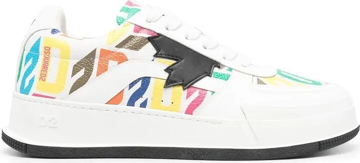 Logo-Print Low-Top Sneakers