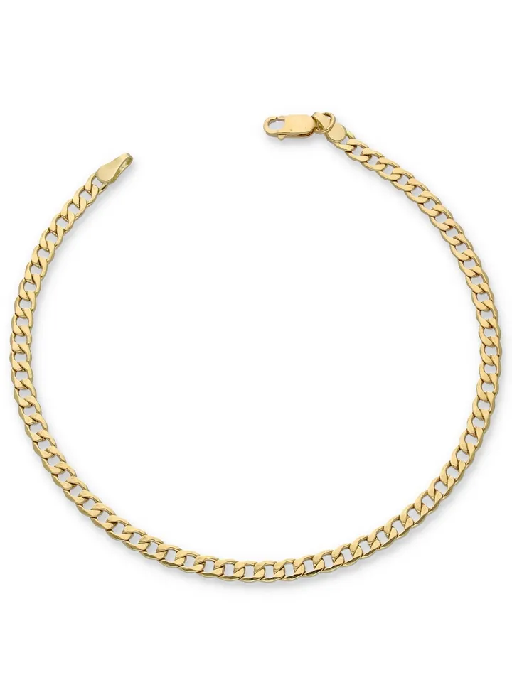 Gold Curb Bracelet 18KT