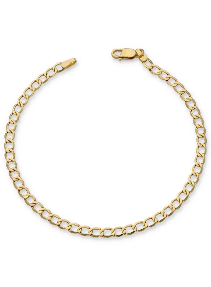 Gold Curb Bracelet 18KT