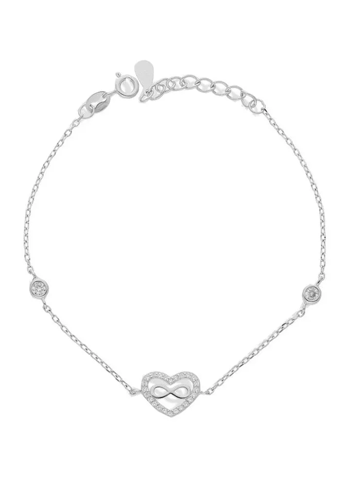 Stylish Italian Silver Bracelet