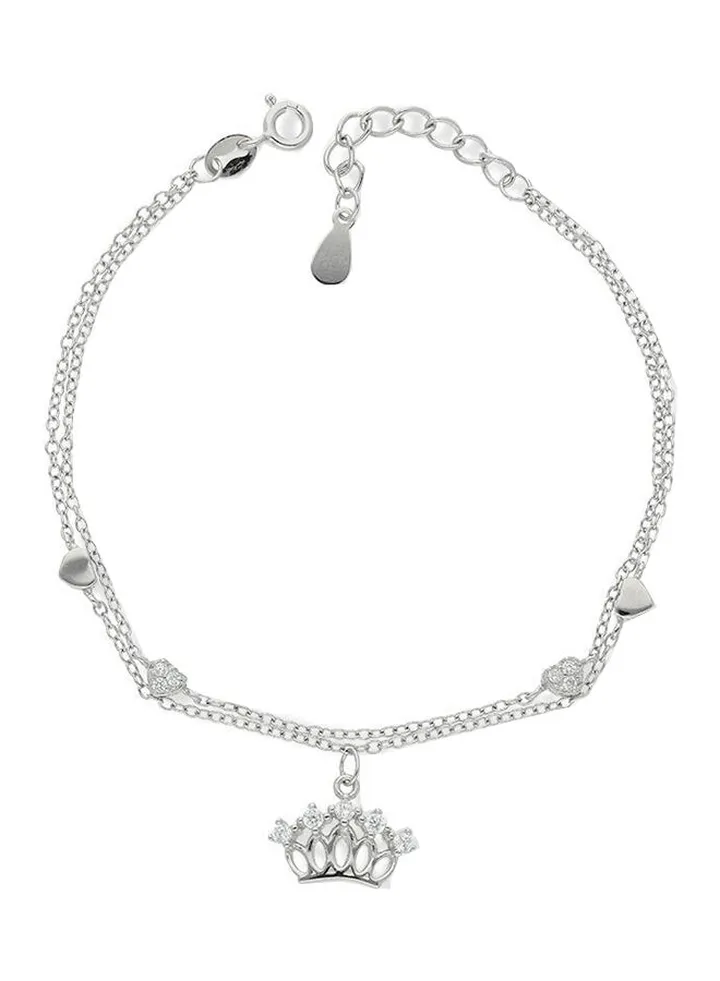 Stylish Italian Silver Bracelet