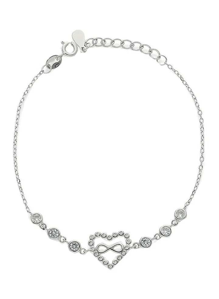 Stylish Italian Silver Bracelet