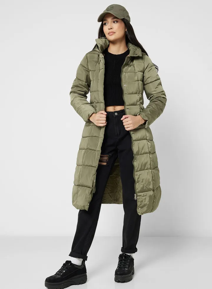 Longline Padded Jacket
