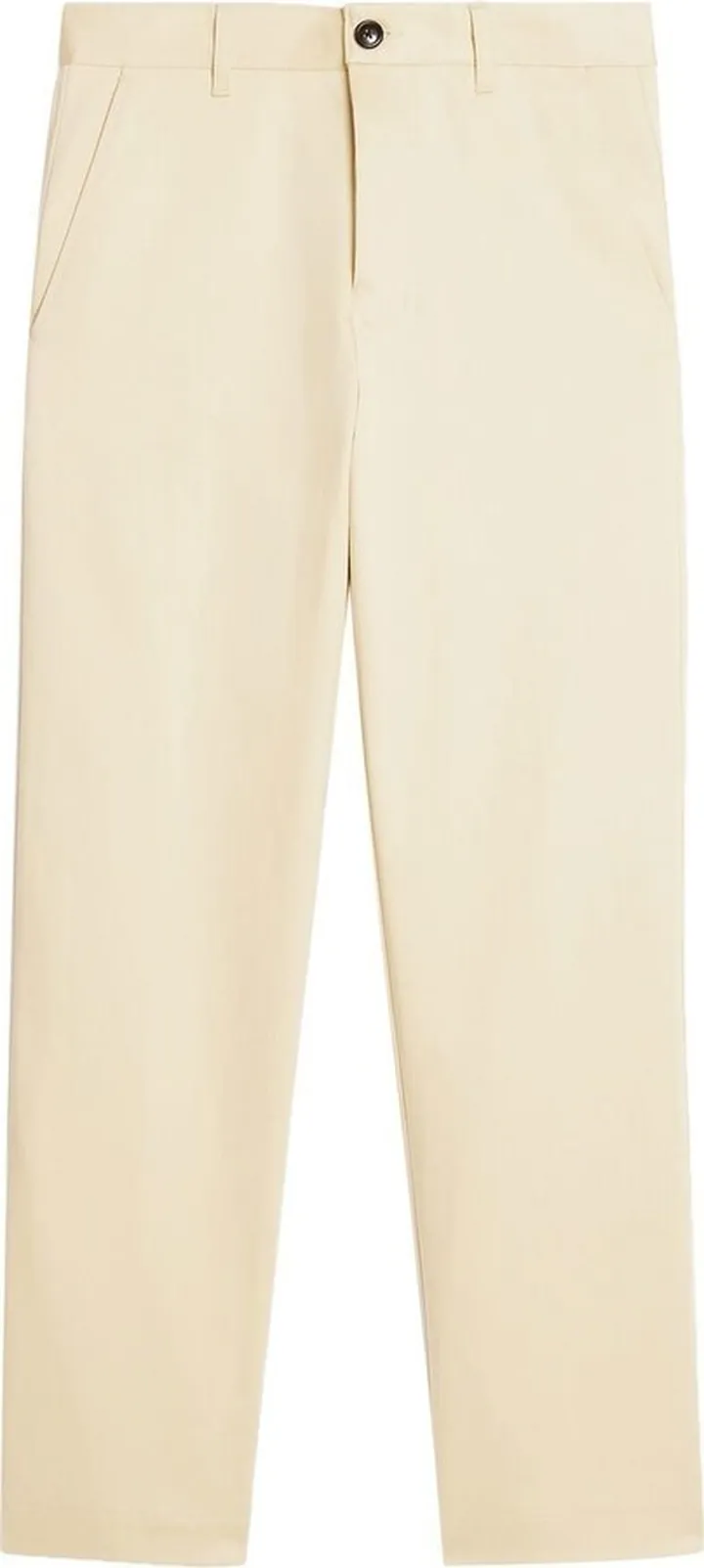 Cropped Straight-Leg Trousers