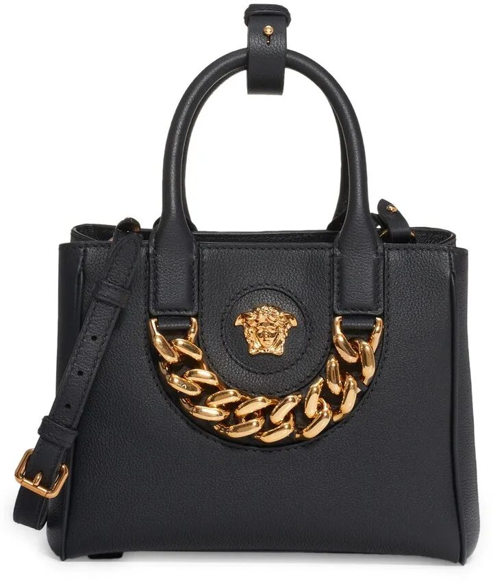 Small La Medusa Chain Veau Leather Tote