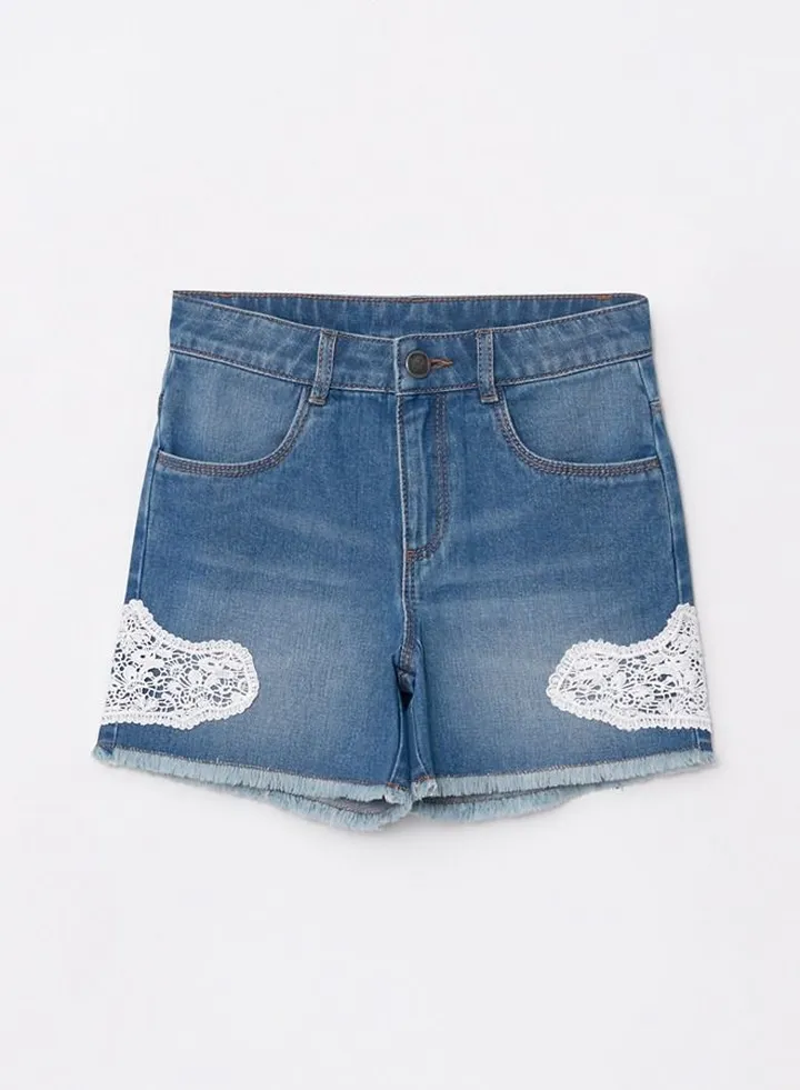 Girl Jean Shorts