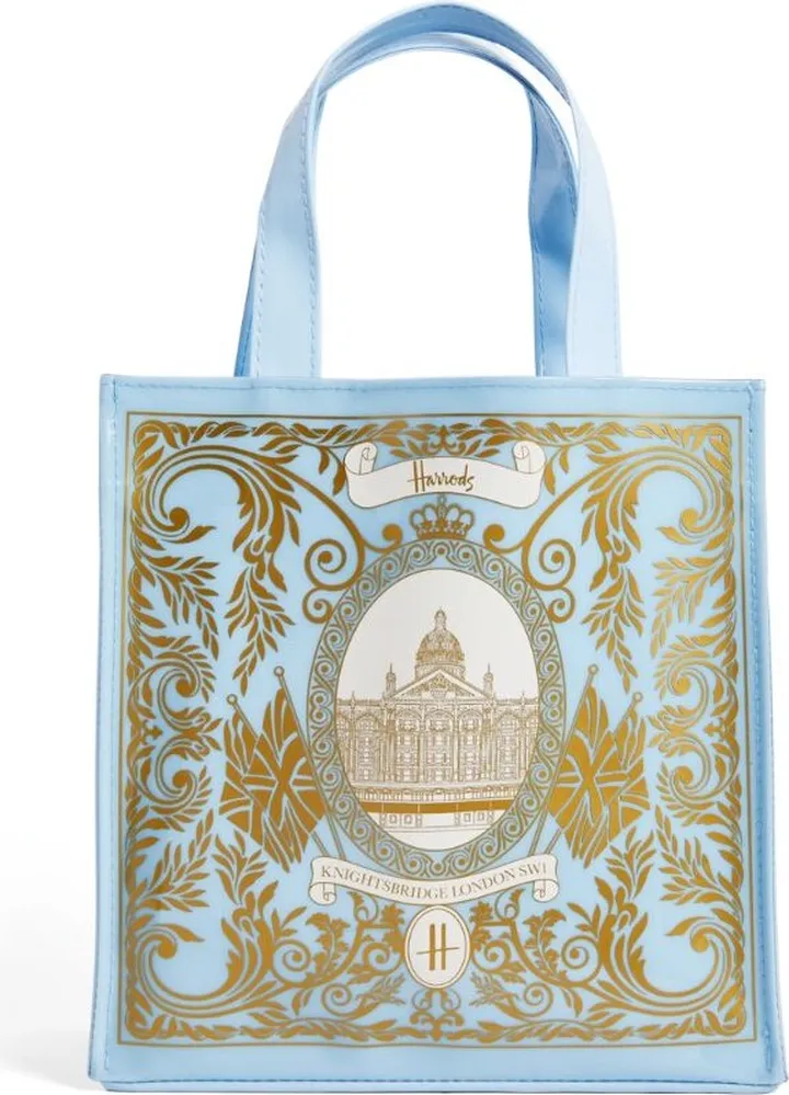 Harrods Small Regal Banner Shopper Bag