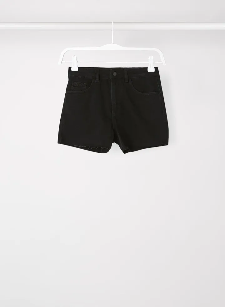 Teen Denim Shorts Black