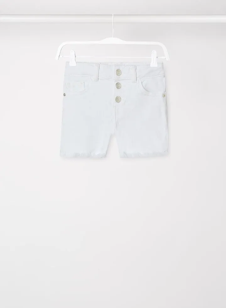 Kids Button Detail Shorts