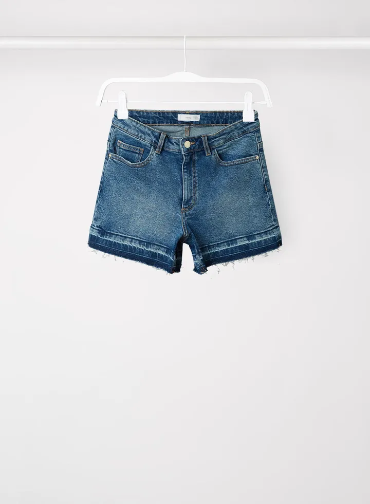 Teen Denim Shorts Dark Blue
