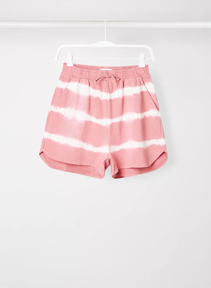Girls Tie-Dye Shorts Pink