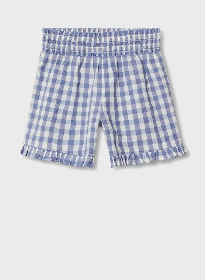 Infant Checked Shorts