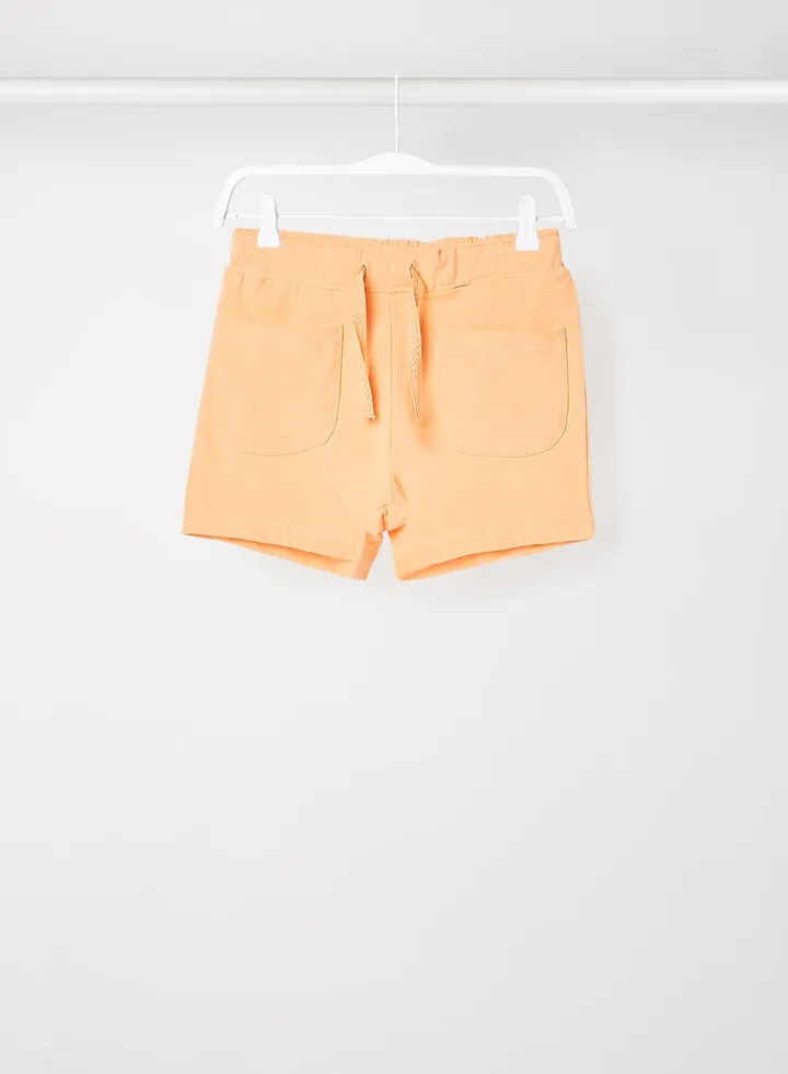 Kids Pocket Detail Shorts Peach