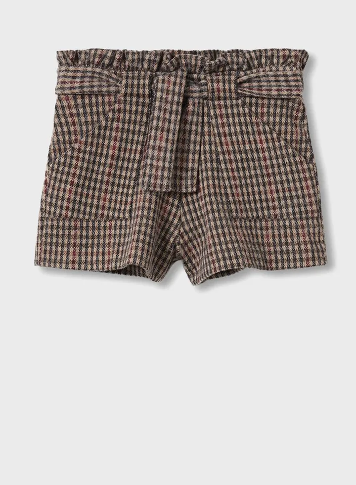 Kids Paperbag Waist Shorts