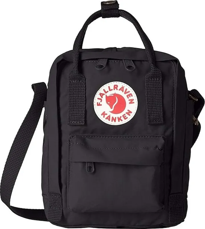 Fjallraven Kanken Sling (Black) Cross Body Handbags