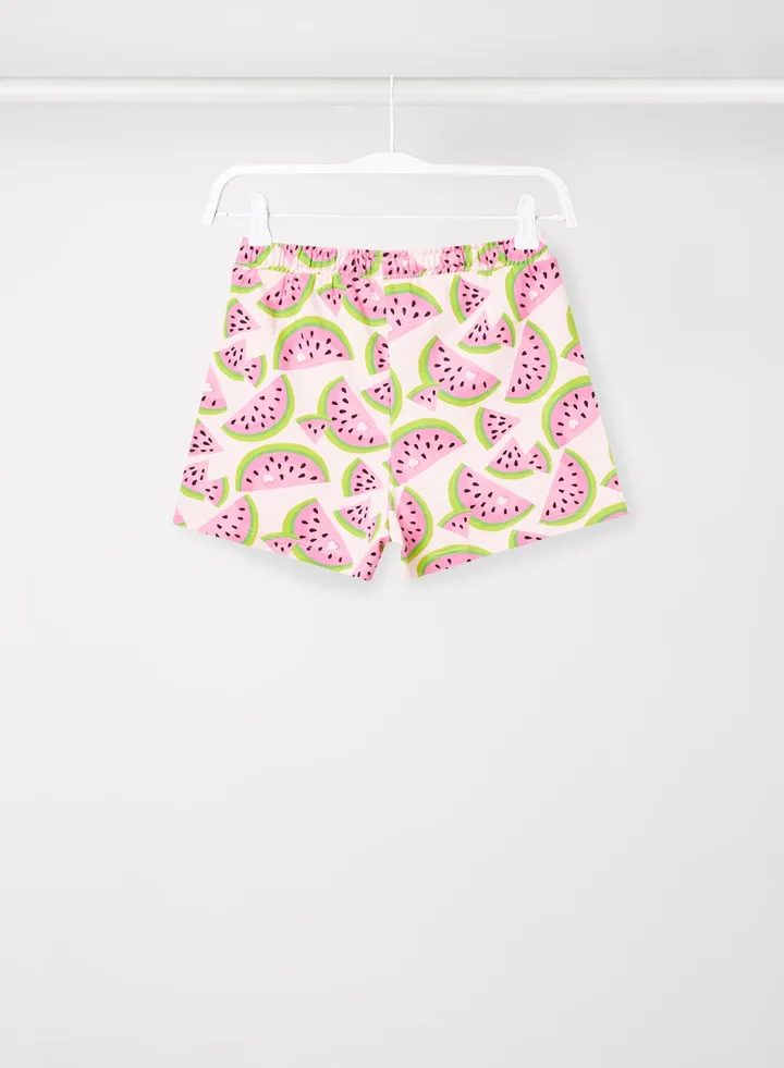 Kids/Teen Watermelon Print Shorts Pink