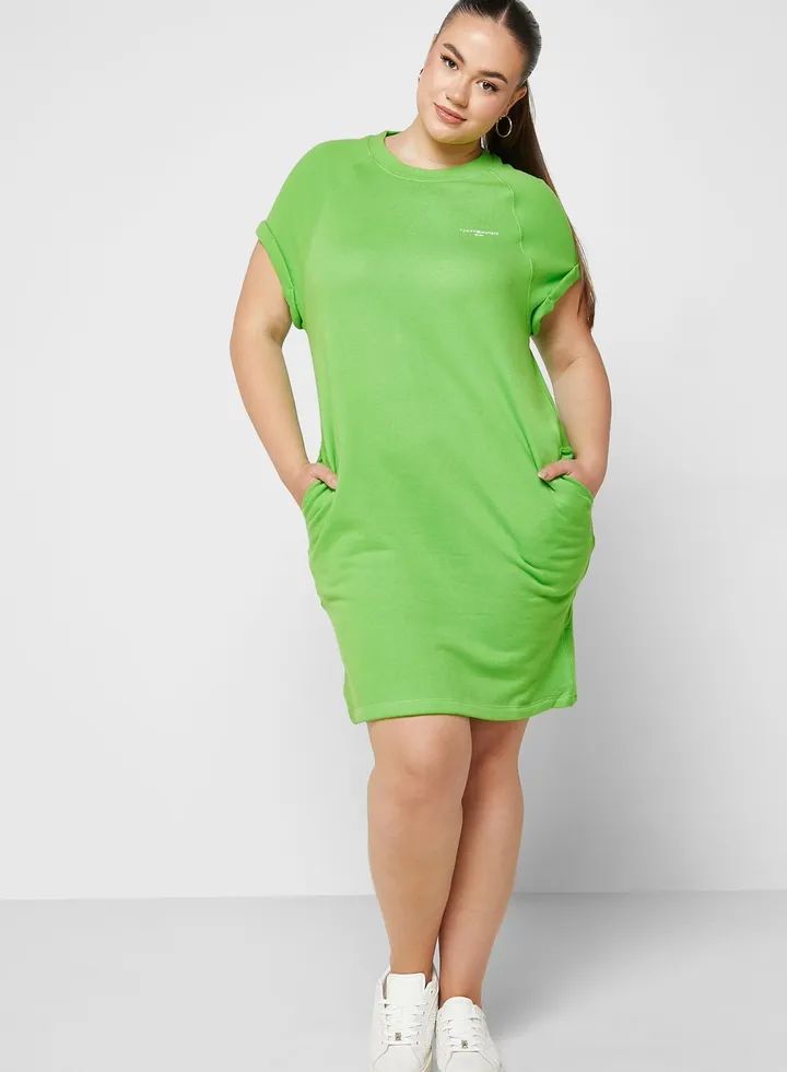 Knitted Round Neck Dress