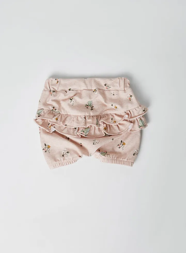Baby Printed Shorts Peach Whip