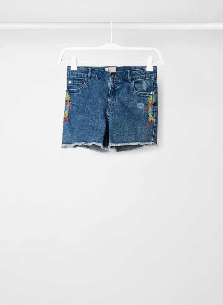Denim Shorts Medium Blue Denim