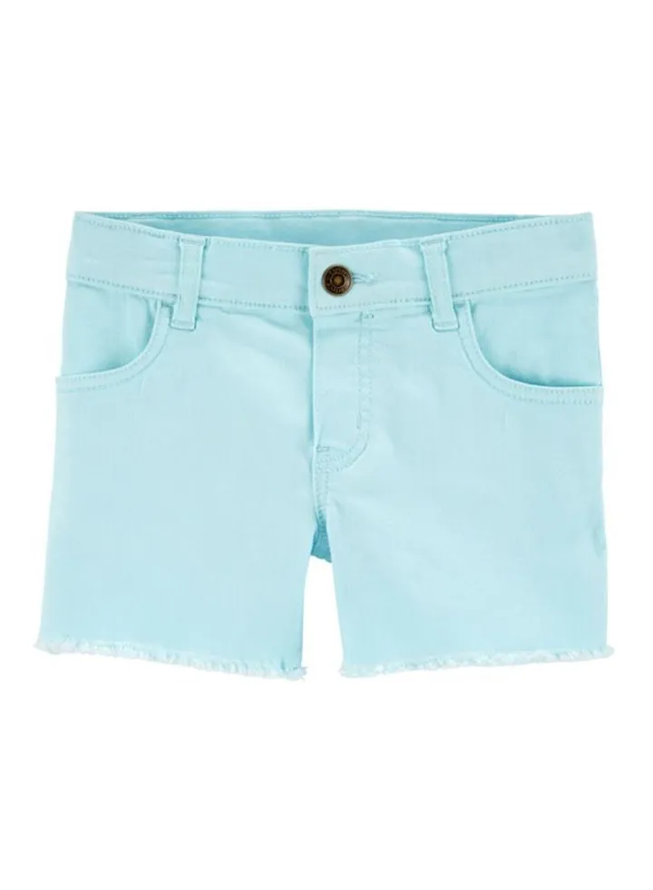 Stretch Twill Shorts Blue