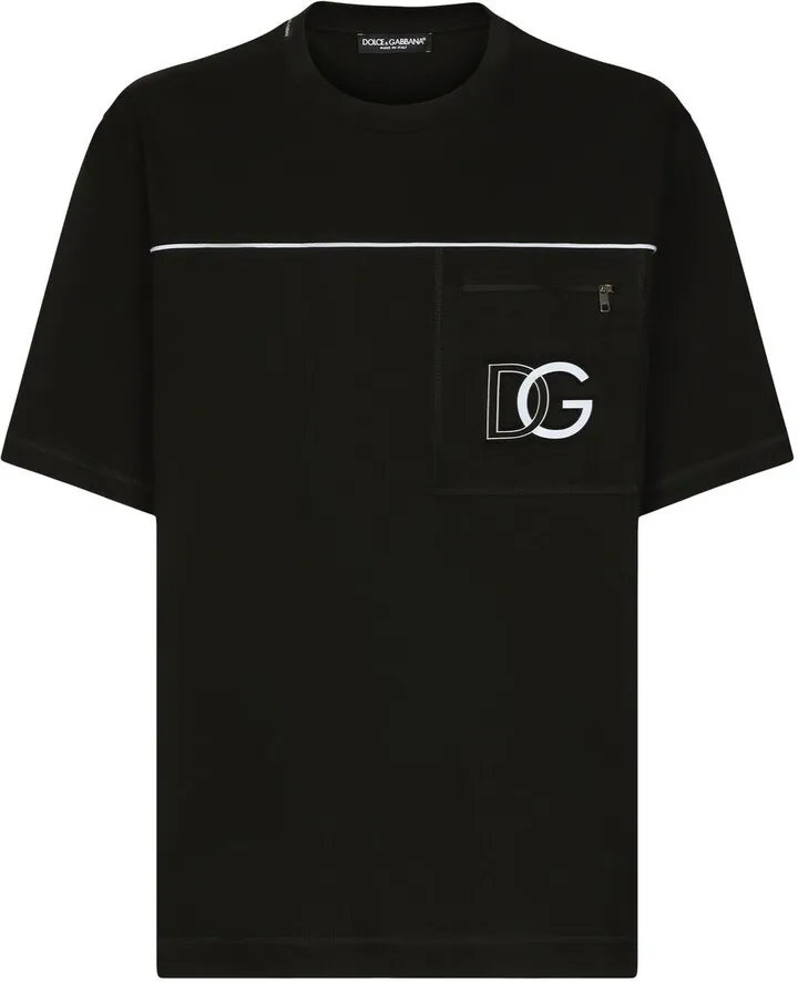 logo-print cotton T-shirt