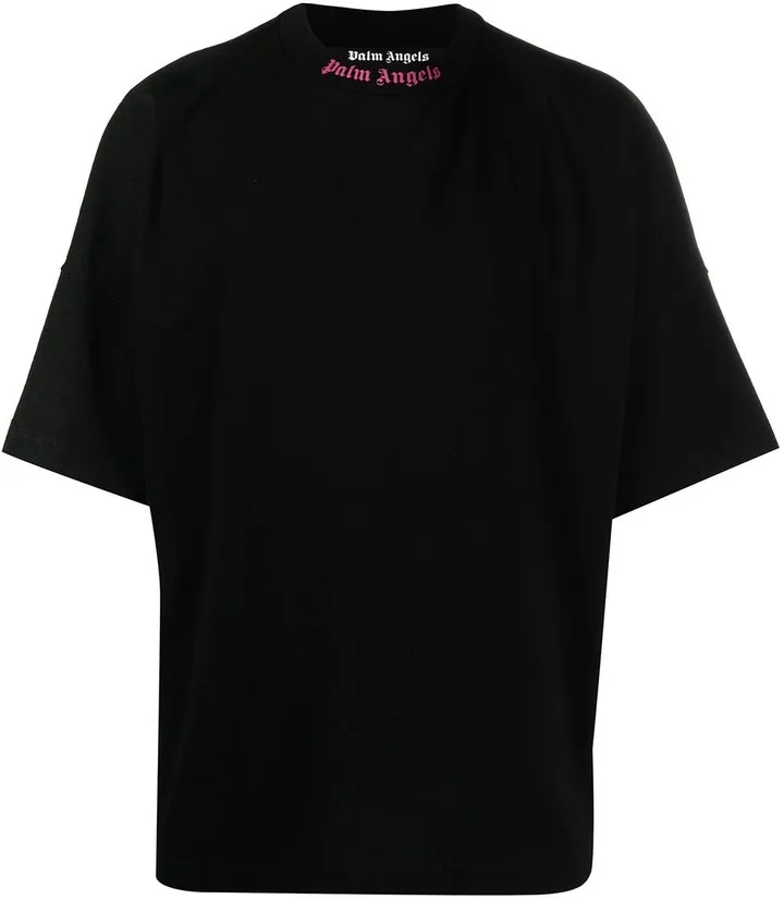rear logo-print T-shirt