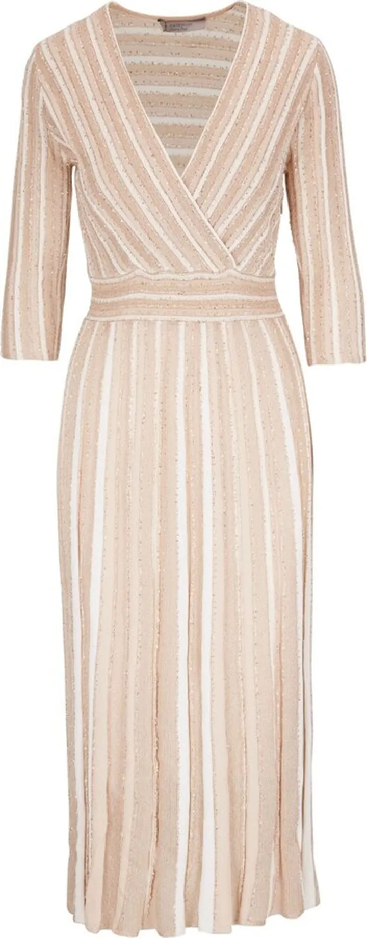 sequin-embellished V-neck dress