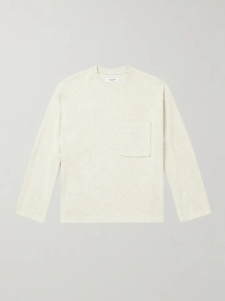 Cotton-Blend Terry T-Shirt