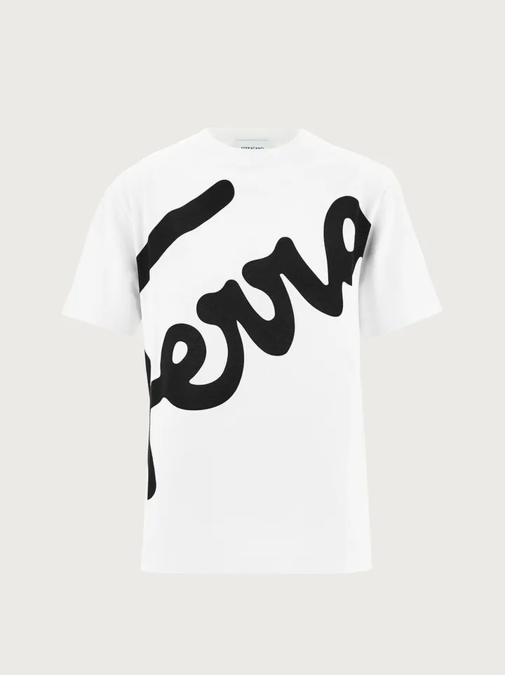 Ferragamo Women Logo t-shirt White
