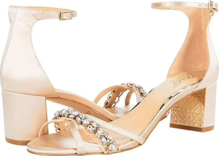 Jewel Badgley Mischka Giona (Champagne) Women's Shoes