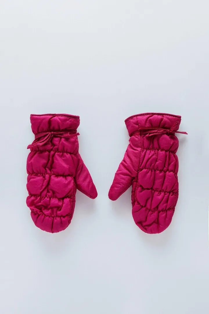 Nasty Gal Womens Quilted Mittens