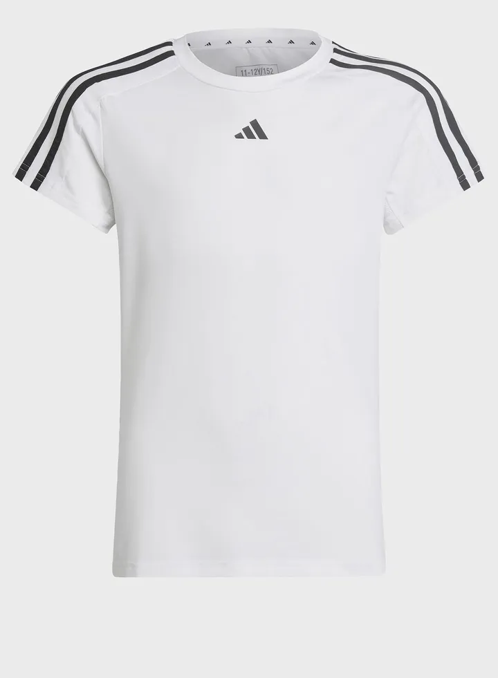 Kids Train Essential 3 Stripes T-Shirt